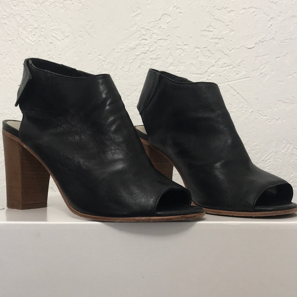 Steven by Steven Madden open-toe leather heels